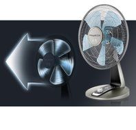 Rowenta VU2531 Turbo Silence Oscillating 12-Inch Table Fan Powerful and Quiet, 4-Speed, Bronze N6