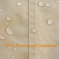 Porch Shield 100% Waterproof 600D Heavy Duty 34L x 34W x 30H inch Patio Square Air Conditioner Cover N5