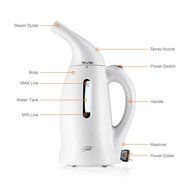 Housmile Garment Steamer 360ml Portable Handheld Fabric Steamer Fast Heat-up Powerful Travel Garment Clothes Steamer... N6