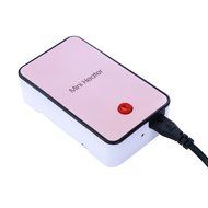 Rubility Portable Room Heaters Mini Heater Standing Desk Fan Electric Air Warmer (Pink) N5