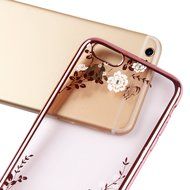 iPhone 7 Case,iPhone7 Case,ikasus Mini Love Heart Glitter Bling Crystal Rhinestone Diamonds Clear Rubber Golden... N103