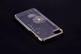 iPhone 7 Case,iPhone7 Case,ikasus Mini Love Heart Glitter Bling Crystal Rhinestone Diamonds Clear Rubber Golden... N105