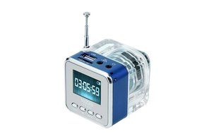 TT029 Portable Mini Music Speaker Support SD/TF Card With Alarm Clock FM Radio And LCD Screen Synchronous lyrics... N8