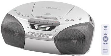 Sony CFD-S550 CD/Radio/Cassette Boombox (Silver)