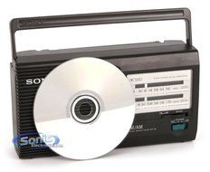 Sony Icf-24 (Icf24) Portable Am/fm Walkman Radio -2 Way Power Ac/dc Operation - LED Tuning Indicator - Carrying... N3