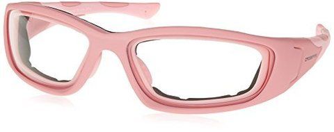 Crossfire Safety Glasses MP7 Clear Anti-fog Les Soft Pink Foam Lined Frame by Crossfire