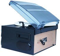 Boytone BT-29B, Bluetooth Dual CD Player and Recorder CD2 to CD1, AM/FM Radio Turntable Record Player 2 Built-in... N6