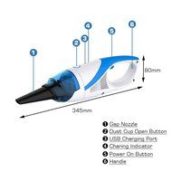 COWEEN Mini Vacuum Cleaner 3.6V 30W Handheld Car and Home Universal Vacuum Wireless Rechargeable Dust Catcher N7