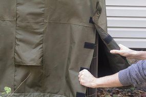 Hybrid Covers - Air Conditioner Cover, Square, Durable Waterproof All Weather Outdoor Protection (34 x 34 x 30... N2