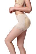 Women Lace Padded Seamless Butt Hip Enhancer Shaper Panties Underwear N6