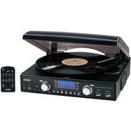 New JENSEN JTA-460 3-Speed Stereo Turntable with MP3 Encoding System