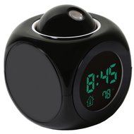 Alarm Clock Multi-function Digital LCD Voice Talking LED Projection Temperature. N2