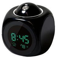 Alarm Clock Multi-function Digital LCD Voice Talking LED Projection Temperature. N3