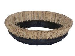 Oreck Commercial 237048 Natural Fiber Union Mix Polishing and Light Scrubbing Orbiter Brush, 12" Diameter, For...