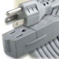 25 Ft Black Office Cord 16/3 by Woods Industries