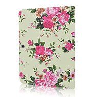 Seedan Folio Stand Case for Samsung Galaxy Tab 4 10.1 (10.1 inch, SM-T530 / T531 / T535) Flower Peony Flip Leather...