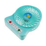 Greenery 360 Degree Rotating Antique USB Powered Plug Charging Ultra-quiet Metal Desktop Table Fan Super Mute... N30