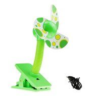 Greenery 360 Degree Rotating Antique USB Powered Plug Charging Ultra-quiet Metal Desktop Table Fan Super Mute... N33