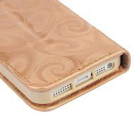 iPhone SE Case, iPhone 5/5S Case,YOKIRIN Stand Wallet Premium PU Leather with Handmade Flowing Glitter Liquid... N24