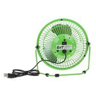 Greenery 360 Degree Rotating Antique USB Powered Plug Charging Ultra-quiet Metal Desktop Table Fan Super Mute... N38
