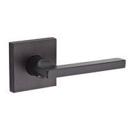 Baldwin PV.SQU.CSR Square Privacy Leverset with Contemporary Square Rose, Venetian Bronze by Baldwin