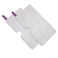 Zelta Professional Steam Pocket Mop Microfiber Cleaning Pads for Shark S3500 Series, S3601, S3901, Set of 2 N2