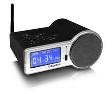 Aluratek AIRMM01F Internet Radio Alarm Clock with built-in WiFi (Black) (Discontinued by Manufacturer)