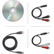 Audio-Technica AT-LP1240-USB Professional DJ Turntable With RCA Turntable Cleaning System