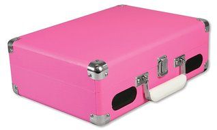 Vinyl Styl Groove Portable 3 Speed Turntable (Pink) N2