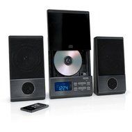 #1 Best ONN Audio Compact Home CD Music Shelf System Vertical-loading with Stereo Dynamic Speakers &amp; Digital AM...