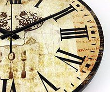 Kitchen decorative wall clocks absolutely silent fashion wall watches home decor clock on wall roman numeral N2