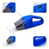 120W Portable Orange Dust buster Auto Handheld Cleaner Wet &amp; Dry Car Vacuum Cleaner Handheld Vacuums ((16 FT Power... N5