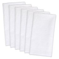 DII 100% Cotton, Oversized, Glittering, 20x 20" Napkin, Set of 6, Cream Sparke N3