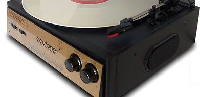 Boytone BT-13G with Bluetooth Connection 3-Speed Stereo Turntable Belt Drive 33/45/78 RPM, 2 built in Speakers... N3