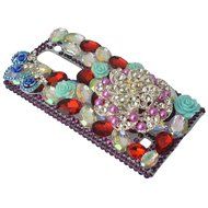 Spritech(TM) Bling Clear Phone Case For LG spirit h440 C70/LG Escape 2/LG Logos/LG Spirit 4G LTE,3D Handmade Silver... N47