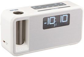 iHome IKN105WC BT Clk Spkph Remv Bty Pk Wht
