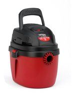 Shop-Vac 2030100 1.5-Gallon 2.0 Peak HP Wet Dry Vacuum, Small, Red/Black N5