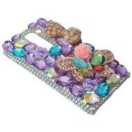 Spritech(TM) Bling Clear Phone Case For LG spirit h440 C70/LG Escape 2/LG Logos/LG Spirit 4G LTE,3D Handmade Silver... N54