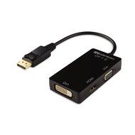 Cable Matters DisplayPort to HDMI/DVI/VGA Male to Female 3-in-1 Adapter - Supporting 4K Resolution via HDMI N2
