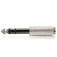 C2G / Cables To Go 40639 6.3mm Stereo Male to 3.5mm Stereo Female Adapter (Metallic Silver)