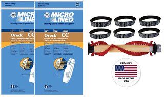One Year Maintenance Supply Kit, Bags, Belts and Roller Brush, for all XL Uprights. Proudly Made In USA.