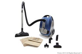 Tritan Canister Vacuum HEPA Sealed Hard Floor Vacuum Color: White N9