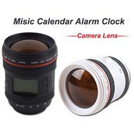 Best-mall Camera Lens Projection, Novelty Calendar Music LCD Digital Alarm Clock Projection(Black) N2