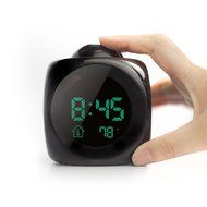 iGearPro - Energy Saver LCD Digital Alarm Clock with Blue LED Backlight - Time Date and Temperature Display -... N3