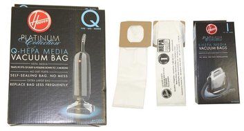 Hoover Platinum HEPA Bags: 4 Q bags &amp; 4 I Bags