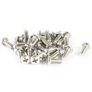 TOOGOO(R) 30 Pcs VESA TV LCD Monitor Mounting Philips Head Screws M4 x 10mm