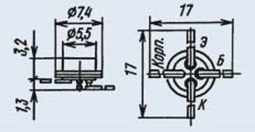 GT329A Transistor Germanium military USSR 10 pcs