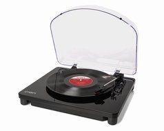 ION Audio Classic LP | 3-Speed USB Conversion Turntable for Mac &amp; PC with Hinged Dust-Cover N3