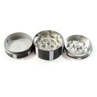 YINO Creative Black Metal Herbal Herb Tobacco Smoke Grinder Chip Shaped Hand Muller Crusher Grind Tools N3