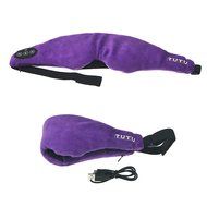 Suofule Wireless Bluetooth Velvet Silk Eye Mask Sleeping Masks Stereo Shelf Systems (Pink) N3